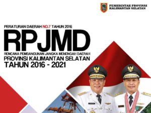 RPJMD Provinsi Kal-Sel Tahun 2016-2021